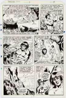 Sal Buscema and Fran Matera Tarzan Annual #2 Page 9 Original Art (Marvel, 1978)....