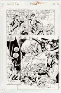 Chuck Wojtkiewicz and Don Hillsman Legionnaires Annual #3 Page 11 Original Art (DC, 1996)....