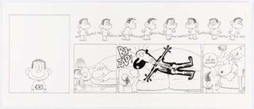 Rick Kirkman Baby Blues Sunday Comic Strip Original Art dated 11-26-2006 (King Features Syndicate, 2006)....