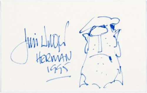 Jim Unger Herman Character Sketch Original Art (1995).... | Heritage
