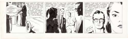 Alex Raymond Rip Kirby Daily Comic Strip Original Art dated 6-13-53 (King Features Syndicate, 1953).... | Heritage