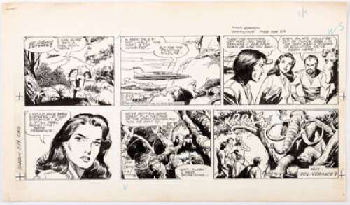 Dan Barry and Bob Fujitani Flash Gordon Sunday Strip Original Art Group of 3 (King Features Syndicate, 1986).... (Total: 3 Original Art) | Heritage