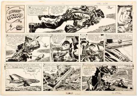 Frank Robbins Johnny Hazard Sunday Comic Strip Original Art dated 1-28-68 (King Features Syndicate, 1968).... | Heritage