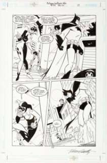 Tim Levins and Terry Beatty Batman: Gotham Adventures #43 Story Page 17 Original Art (DC, 2001)....
