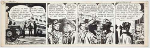 Milton Caniff Terry and the Pirates Daily Comic Strip Original Art dated 11-11-46 Original Art (News Syndicate Co.... | Heritage