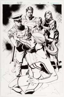 Jack Herbert and Stephen Segovia Superwoman #8 Splash Page 2 Original Art (DC, 2017)....