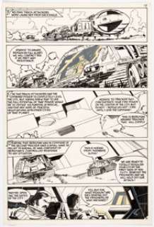 John Byrne Space: 1999 #4 Story Page 8 Original Art (Charlton, 1976).... | Heritage