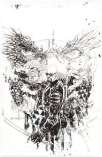 Bill Sienkiewicz Tomb of Dracula #1 Cover Original Art (Marvel, 2004).... | Heritage