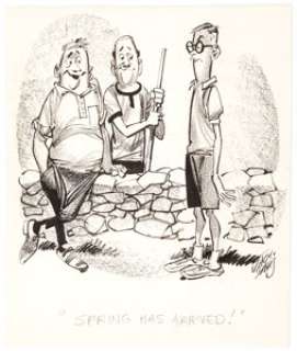 Jack Davis Spring Has Arrived! Original Cartoon Art (c. 1950s). ... | Heritage