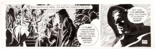 Al Williamson Secret Agent Corrigan Daily Comic Strip Original Art dated 4-19-75 (King Feature Syndicate, 1975).... | Heritage