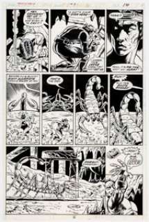 Paul Gulacy and Pablo Marcos Master of Kung Fu #40 Story Page 16 Original Art (Marvel Comics, 1976).... | Heritage