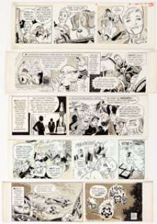 Bob Lubbers Robin Malone Daily Comic Strip Original Art Group of 10 (NEA, Inc., 1967-70).  Bob Lubbers’ affiliation - | Heritage