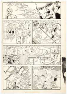 Kevin Maguire and Joe Rubinstein Justice League International #24 Story Page 13 Original Art (DC, 1989).... | Heritage