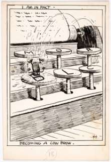 George Herriman archy does his part Interior Illustration Original Art (Doubleday, 1935).... | Heritage