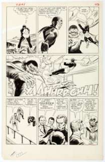 Gil Kane and Mike Esposito T.H.U.N.D.E.R. Agents #1 Story Page 12 Original Art (Tower, 1965).... | Heritage