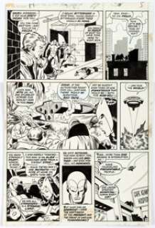 Sal Buscema and Sam Grainger Avengers #89 Story Page 4 Original Art (Marvel Comics, 1971).... | Heritage