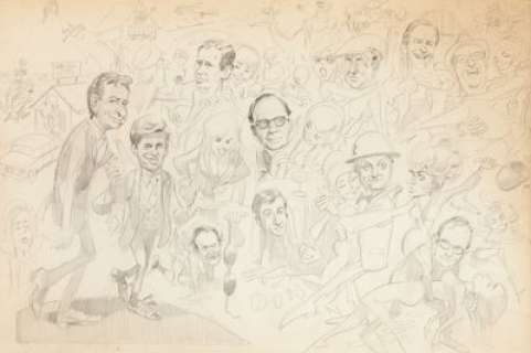 Jack Davis Guide To the Married Man Movie Poster Preliminary Original Art (Fox, 1967).... | Heritage