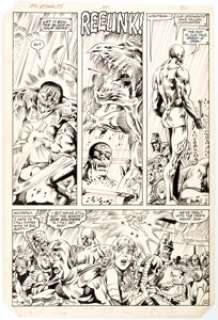 Butch Guice and Danny Bulanadi Micronauts #50 Story Page 20 Original Art (Marvel, 1983).... | Heritage
