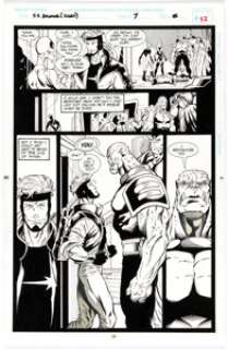  - Ron Lim and Keith Aiken Silver Surfer Annual #7 Story Page 8 Original Art (Marvel, 1994)....