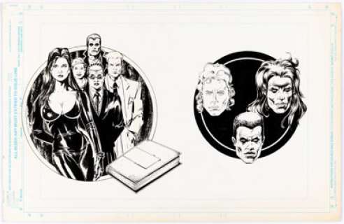 Michael Bair Darkhold Character Concept Illustrations Original Art (Marvel Comics, undated)....