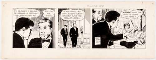 Neal Adams Ben Casey Daily Comic Strip Original Art dated 10-22-64 (NEA, 1964).... | Heritage