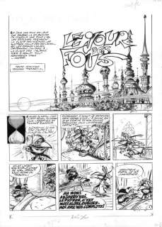 Jean TABARY - Planche originale 1 d‘IZNOGOUD Tome 8. Le jour des fous,
