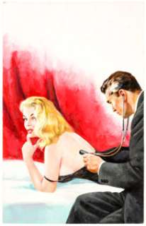 Intimate Physician Paperback Novel Cover Painting Original Art (Beacon Book, 1960).... | Heritage