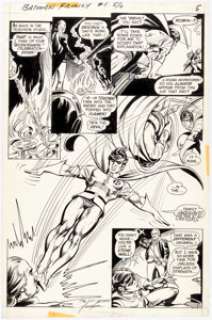 Mike Grell The Batman Family #1 Story Page 5 Original Art Robin (DC Comics, 1975).... | Heritage