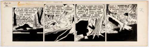 Chester Gould Dick Tracy Daily Comic Strip Original Art dated 10-30-45 (News Syndicate, 1945).... | Heritage