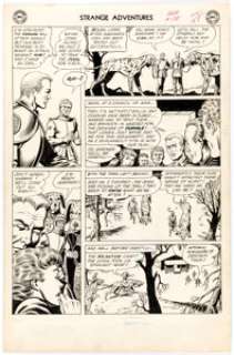 Murphy Anderson Strange Adventures #138 Story Page 7 from "The Attack of the Giant Dogs!" Original Art (DC Comics,... | Heritage