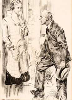 James Montgomery Flagg - Ink Study Illustration Original Art (c. 1920s).... | Heritage