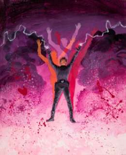 Gray Morrow The Guardians (Perry Rhodan #58) Paperback Book Cover Original Art (Ace Books, 1974)....