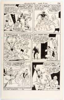 Jim Shooter, Curt Swan, and George Klein Adventure Comics #354 Story Page 19 Original Art (DC, 1967)....