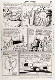 Dick Ayers and John Tartaglione Sgt. Fury #32 Story Page 7 Original Art (Marvel, 1966). While under hypnotic - | Heritage