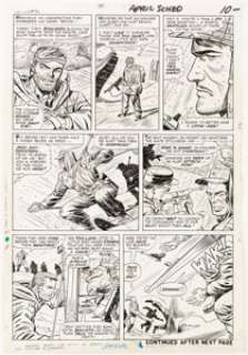Dick Ayers and John Tartaglione Sgt. Fury #32 Story Page 8 Original Art (Marvel Comics, 1966).... | Heritage