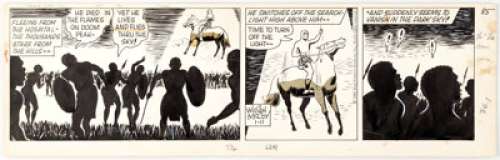 Wilson McCoy The Phantom Daily Comic Strip Original Art dated 1-11-60 (King Features Syndicate, 1960). Lee Falk‘s -