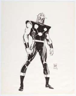 Bill Sienkiewicz - Nova Illustration Original Art (undated).... | Heritage