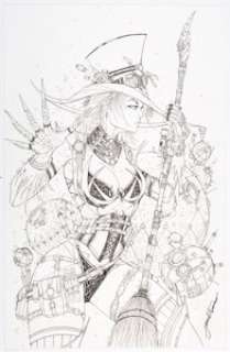 Jamie Tyndall Grimm Fairy Tales Presents Tales from Oz #3 Variant Cover Original Art (Zenescope Entertainment, - | Heritage