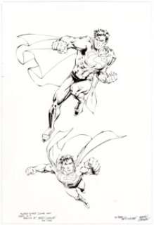 Jerry Ordway Superman Style Guide Original Art (DC, 2005).... | Heritage
