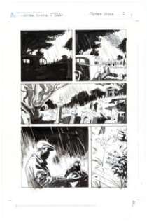 Stephen Green and Jeff Shaw Lobster Johnson: Garden of Bones Story Page 1 Original Art (Dark Horse, 2017)...