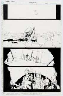 Vincent Deighan (as Frank Quitely) and Trevor Scott Authority #22 Story Page 20 Original Art (DC/Wildstorm, 2000).... | Heritage