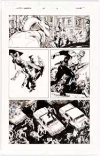 Butch Guice | Captain America #35 Story Page 13 Original Art (Marvel Comics, 2008). | Heritage