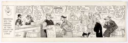 Bill Freyse - Rounde Corners Comic Strip Pilot Gags Original Art Group of 3 (c. 1930s). ... (Total: 3 Original Art)