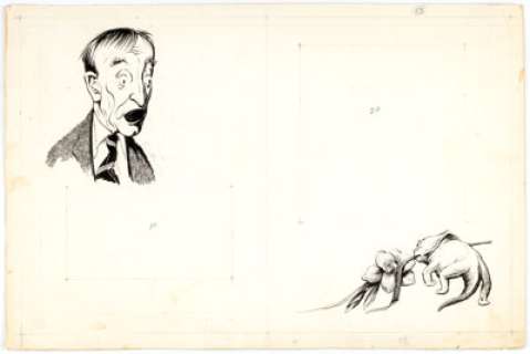 Louis Darling | The Enormous Egg Illustration Original Art (Little Brown, 1956). | Heritage