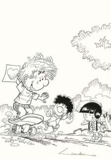 Laudec. Illustration originale Cédric | BDEnchères