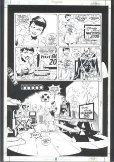 Rags Morales David Meikis | ! Great Morales Hourman Page - Half Splash - Hourman Interrupts a TV Cooking Show Issue Hourman #19 Page 11 | Koch Comic Art