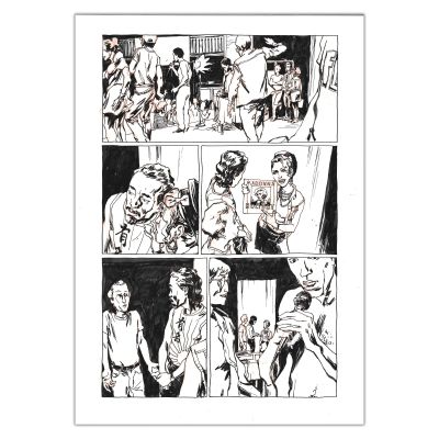 Ké Clero | Radio Club - Planche originale page 57 | Achetez de l’Art