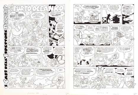 CARLO PERONI, I casi dell’ispettore Perogatt - Il furto oceanico, complete story in two pages | Art-Rite