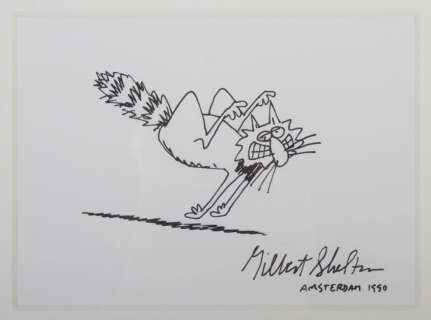 [Original] Gilbert Shelton - Fat Freddy’s Cat | Zwiggelaar Auctions