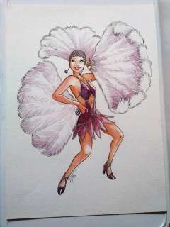 Djeff | Aquarelle originale  - Broadway  - Tirage de tête | Catawiki